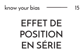 Effet de position en série 